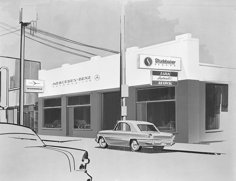 Brooks Stevens design concepts for Studebaker and Packard